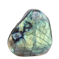 BAWHO Kristall 300-2,8 kg Naturkristall Mondstein Rohstein Schmuck Polierter Quarz Labradorit QINTINYIN (Size : 700-800g) von BAWHO