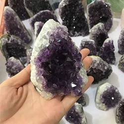 BAWHO Kristall 500G-1500G natürliche Amethyst Quarz Geode Kristall Stein Cluster for 1PC QINTINYIN (Color : 1440g-1500g 1pc) von BAWHO