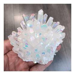 BAWHO Kristall Aura Natürliche Kristalle Quarz Cluster Freiform Reiki Steine ​​Zimmer Home Office Aquarium Dekoration Zubehör Edelstein Zeichnen yuebang QINTINYIN (Size : 600-650g) von BAWHO