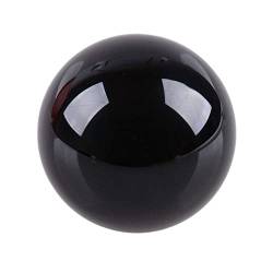 BAWHO Natürlicher Kristall, rau, 1 Stück, große natürliche Obsidian-Quarzkugel, poliert, schwarze Kristallkugeln, 40–200 mm, wunderschöner natürlicher Kristallstein (Color : 1pc 120mm) von BAWHO