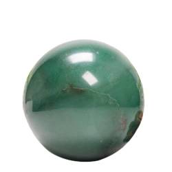 BAWHO Natürlicher Kristall, rau, 1 Stück, polierte grüne Urinkugeln, Kristallkugeln zur Dekoration, 50–80 mm, wunderschöner natürlicher Kristallstein (Color : 1pc 60mm-64mm) von BAWHO