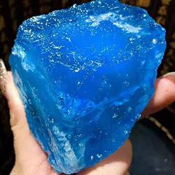 BAWHO Natürlicher Rohstein, natürlicher Aquamarin-Kristall, 1 Stück QINTINYIN (Size : 100-110g) von BAWHO