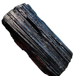 BAWHO Natürlicher schwarzer Turmalin, raues Erzkristall-Edelstein, Heimbüro-Dekoration, QINTINYIN (Size : 1100-1300g) von BAWHO