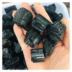 BAWHO Natürlicher schwarzer Turmalin-Kristallstein, originelle Heimdekoration, Dekoration, Kristall, PEIQIYIN QINTINYIN (Size : 1.5kg) von BAWHO