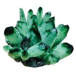 BAWHO Steine ​​und Kristalle 1 Stück 1000 g natürlicher grüner Phantomquarzkristall-Cluster, heilendes Exemplar, Hochzeitsdekoration, Aquarium QINTINYIN von BAWHO