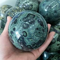 BAWHO Steinschmuck, natürliche Kristalle und Steine, 1 Stück, natürliche Malachit-Kristallkugel, 70–90 mm, als Geschenk for Dekoration, Steinschmuck QINTINYIN (Color : 70mm) von BAWHO