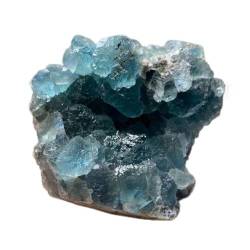 Kristall Natürlicher Blauer Fluorit, Roherz, Kristall Reiki Heimdekoration Stein Kristall Prozess Kristall Haushalt QINTINYIN (Color : 1080, Size : One Size) von BAWHO
