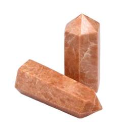 Reiki-Kristall, 1 Stück, 300 g–800 g, natürlicher orangefarbener Mondstein-Turm, Kristallsteinspitze for Geschenkdekoration, kann for Kristall verwendet werden PEIQIYIN QINTINYIN ( Color : 1pc 710g-75 von BAWHO