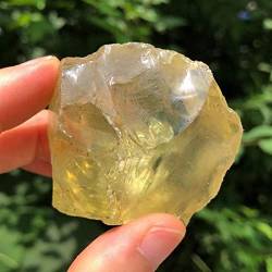 Reiki-Kristall, 1 Stück, 85–100 g, natürlicher Citrin-Kristall, gelber Quarzkristall, Rohstein, Steinkristalle, Heimdekoration, kann for Kristall verwendet werden PEIQIYIN QINTINYIN ( Size : One Size von BAWHO