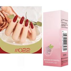 10 ML Abziehbarer Nagellack,schnell trocknend, Herbst und Winter abziehbarer transparenter Nude-Nagellack auf Wasserbasis, Entfernbar für Frauen Home DIY Nail Art Maniküre Salon (22#) von BAWUTZ