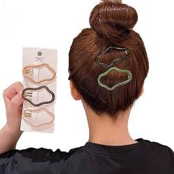 5Pcs Hohle Wolken BB Haarspangen,Haarspangen für Damen Mädchen,Nette Wolken Haarspangen Frauen,4CM Haarspangen Mädchen Haarhalter Basteln DIY Zubehör für Mädchen, Kinder und Damen (Mehrfarbig) von BAWUTZ