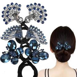 BAWUTZ Damen Haare Bun Maker,Haardreh-Kranz-Donut-Werkzeug, Blumen-Krallen-Clips,French Twist Hairstyle Bun Hair Accessories DIY Hair Bun Maker für Damen Dicke oder Lange Haare (BEF) von BAWUTZ