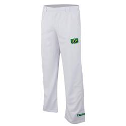 Bay Capoeira Hose weiß Uni (120 (4XS)) von BAY Sports