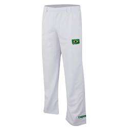 Bay Capoeira Hose weiß Uni (140 (XXS)) von BAY Sports