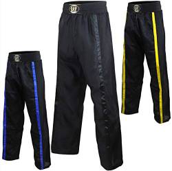 Bay Netz Gewebe Kickboxhose (S - 160, schwarz/blau) von BAY Sports