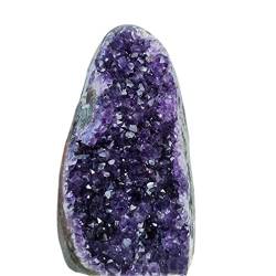 Amethyst-Kristall-Geoden-Cluster, natürliche rohe Reiki-Quarzkristalle, Steine ​​ Uruguay, kraftvolle Kristall-Geode for Hexerei, Heimdekoration, Reiki Feng Shui, 2,2 Pfund, Natursteine YICHENGYIN von BAYDE