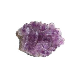 BAYDE 1 Stück 60 g-200 g natürlicher rauer Amethyst-Cluster roher Geode-Kristallstein, geeignet for Heimkristall-Ornamente YICHENGYIN von BAYDE