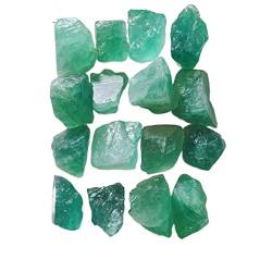 BAYDE 500 g Bulk Natürlicher grüner blauer Fluorit-Quarzkristall, rauer, roher Stein, Gesteinsprobe, Heimdekoration YICHENGYIN (Color : Green Fluorite, Size : 500g) von BAYDE
