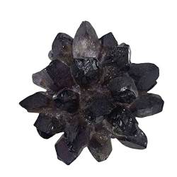 BAYDE Amethyst-Cluster tiefviolette Kristalle. Geode Uruguay, natürliche rohe Reiki-Quarzkristalle, Steine ​​für Kristall, Heimdekoration, 0,9–1,1 Pfund, Natursteine YICHENGYIN (Size : 0.7-0.9lbs) von BAYDE