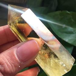 BAYDE Exemplar eines natürlichen Citrin-Punkt-Reiki-Kristallsteinturms for dekorative Geschenke. Stein. Natursteine YICHENGYIN (Size : Taglia unica) von BAYDE