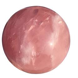 BAYDE Große natürliche rosa Rosenquarz-KristallkugelEdelstein-Kristallkugel 100–105 mm Ornament YICHENGYIN von BAYDE