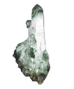 BAYDE Grüner tibetischer Phantomquarzkristall-Cluster Fengshui-Stein for Sammeln von Mineralproben YICHENGYIN (Size : 1000-1100g) von BAYDE