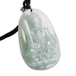 BAYDE Natürlicher burmesischer Smaragd/Buddha-Anhänger/Sternzeichen-Amulett Reiki-Anhänger/Vatertag, Muttertagsgeschenk (Manjushri) YICHENGYIN von BAYDE