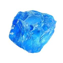 BAYDE Schöner Kristall 1PC -Quarz galvanisiert Farbe Kristall blauer Stein Probe raue unregelmäßige Anhänger YICHENGYIN (Color : 1pc Bluestone 15 25g) von BAYDE
