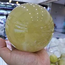 BAYDE Wohnkultur, 3–12 cm natürliche Citrin Kristall Kugel gelber Quarz Edelstein Ball Reiki Heilgeschenke, natürlicher Kristall YICHENGYIN (Color : 5cm) von BAYDE