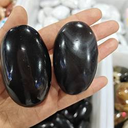 -Heimdekoration, 2 Stück natürlicher großer Schönheits-farbiger Obsidian spielt als Geschenk oder Dekorationsgegenstand Obsidian-Griffstück Hauseinrichtungsartikel Geschenke, natürlicher Kristall (Siz von BAYDE