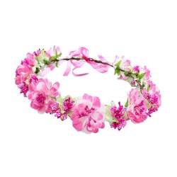 Blumenkranz Blumenstirnbänder Braut Haarteil Haarschmuck Haarband Für Frauen Hochzeit Party Zeremonie Festival Hochzeitszeremonie von BAYORE