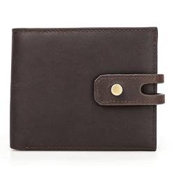 Für Hauptschicht Geldbörse Schnappverschluss Herren Kurze Geldbörse Anti Diebstahl Bürste Vintage Bifold Geldbörsen Kupplung Kartentasche Geldbörsen Für Damen von BAYORE