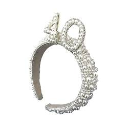 Perlen Stirnband Auffälliges Haarband Für Braut Stirnband Koreanischer Stil Braut Kopfbedeckung Junggesellinnenabschied Perlen Stirnband Für Damen von BAYORE