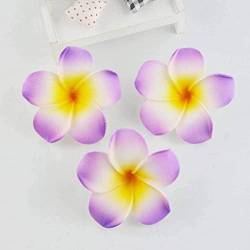 Kleine Trompete Frangipani Haarnadel Strand Haarschmuck Kopfschmuck Blume Plumeria Clip Haar Fake Egg Frauen von BBASILIYSD