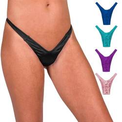 BBLAIR Tanga Gaff Panties Onyx für Transgender-Personen, lange Haltbarkeit, seidig, ideal für glattes Einstecken, Schwarz, XL von BBLAIR