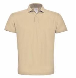 B&C Herren Id.001 Polo Shirt PUI10 Sand 4XL von BC