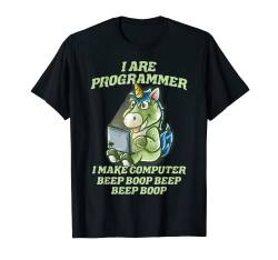 I Are Programmer Introvertiert Geek Nerd Unicorn Einhorn T-Shirt von BCC Magische Einhorn Shirts & Einhörner Geschenke