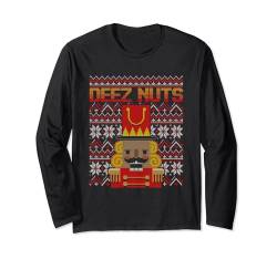 Deez Nut Meme Xmas Nussknacker Nuss Ugly Christmas Sweater Langarmshirt von BCC Santa's Christmas Shirts & Weihnachtsgeschenke