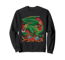 Dragon Santa Claus Ugly Christmas Sweater Dinosaurier Drache Sweatshirt von BCC Santa's Christmas Shirts & Weihnachtsgeschenke