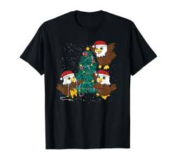 Eagle Adler Familie Dekoriert Weihnachtsbaum Weihnachten T-Shirt von BCC Santa's Christmas Shirts & Weihnachtsgeschenke