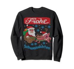 Frohe Schweinachten Weihnachten Schwein Ugly Sweater Witzig Sweatshirt von BCC Santa's Christmas Shirts & Weihnachtsgeschenke