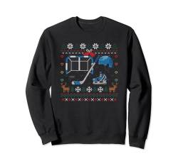 Ice Hockey Ugly Christmas Sweater Eishockey Weihnachten Sweatshirt von BCC Santa's Christmas Shirts & Weihnachtsgeschenke