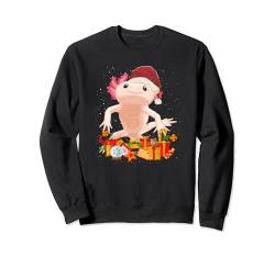 Merry Christmas Axolotl Ambhibie Ugly Sweater Weihnachten Sweatshirt von BCC Santa's Christmas Shirts & Weihnachtsgeschenke