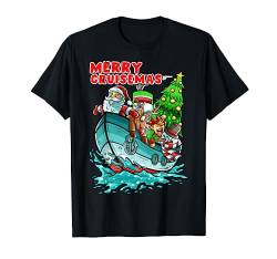 Merry Cruisemas Kreuzfahrtschiff Segeln Boot Weihnachtsmann T-Shirt von BCC Santa's Christmas Shirts & Weihnachtsgeschenke