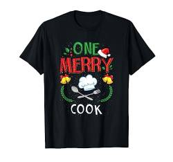 One Merry Cook Koch Kochen Küche Ugly Christmas Sweater T-Shirt von BCC Santa's Christmas Shirts & Weihnachtsgeschenke