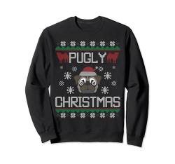 Pugly Christmas Mops Ugly Christmas Sweater Dog Mops Hund Sweatshirt von BCC Santa's Christmas Shirts & Weihnachtsgeschenke