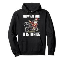 Santa Claus Fährt Motorrad Biker Weihnachten Motorradfahrer Pullover Hoodie von BCC Santa's Christmas Shirts & Weihnachtsgeschenke