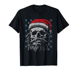 Santa Claus Skull Ugly Christmas Sweater Totenkopf Schädel T-Shirt von BCC Santa's Christmas Shirts & Weihnachtsgeschenke