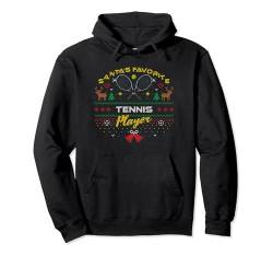 Santas Favorite Tennis Player Ugly Christmas Sweater Pullover Hoodie von BCC Santa's Christmas Shirts & Weihnachtsgeschenke