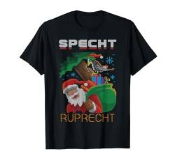 Specht Ruprecht Vogel Knecht Santa Ugly Christmas Sweater T-Shirt von BCC Santa's Christmas Shirts & Weihnachtsgeschenke